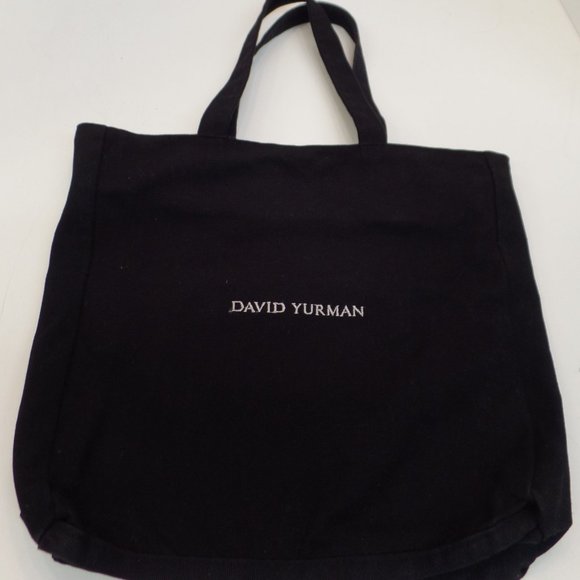 David Yurman Handbags - David Yurman Black Canvas Zip Tote Bag